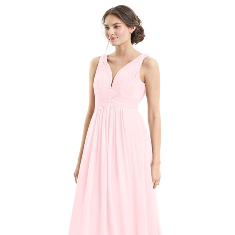 Azazie Hillary Dress in Blushing Pink